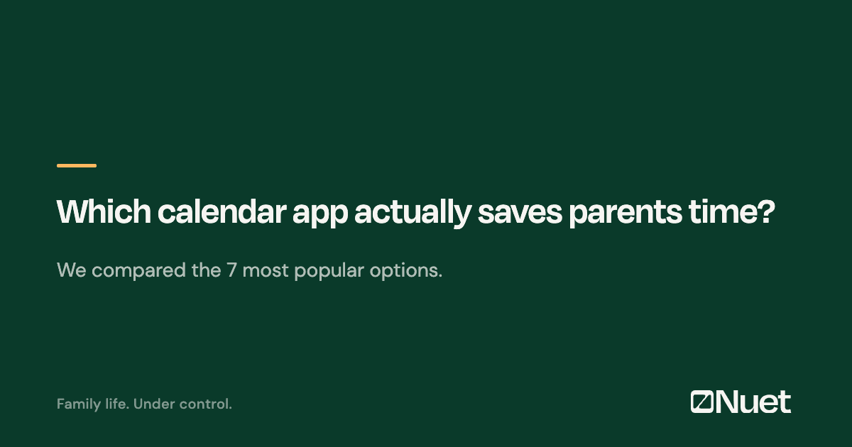 Best Family Organizer Apps 2026: 7 Shared Calendars Ranked & Compared